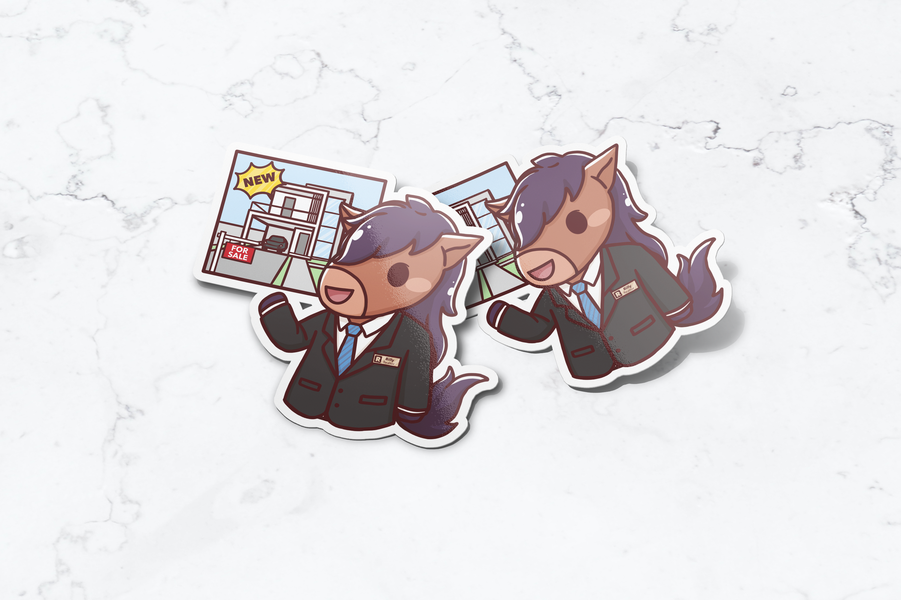 Real Estate Billy Sticker