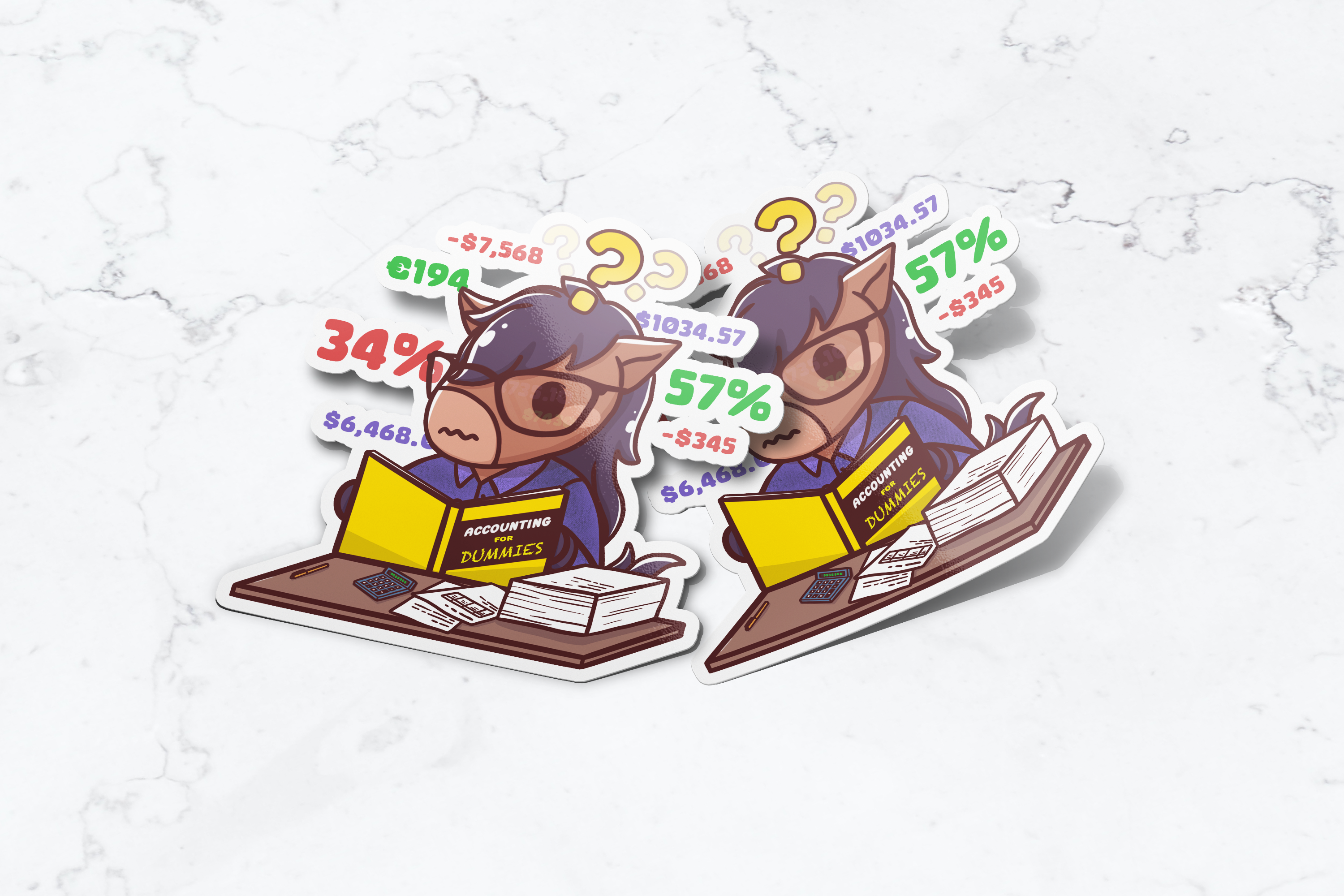 Accounting Billy Sticker
