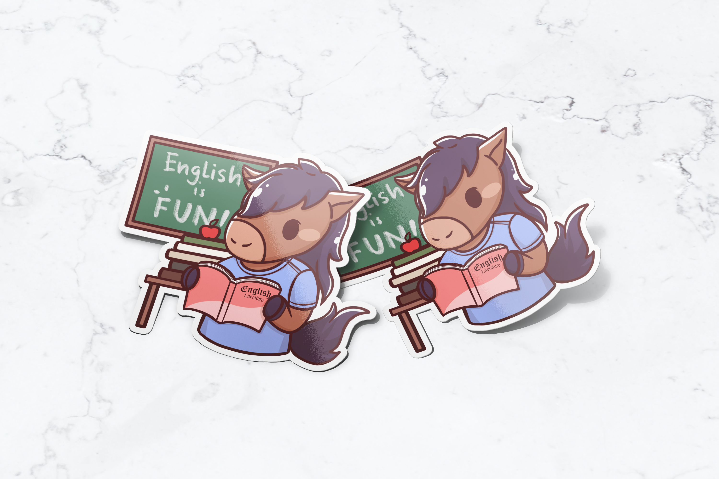 English Billy Sticker