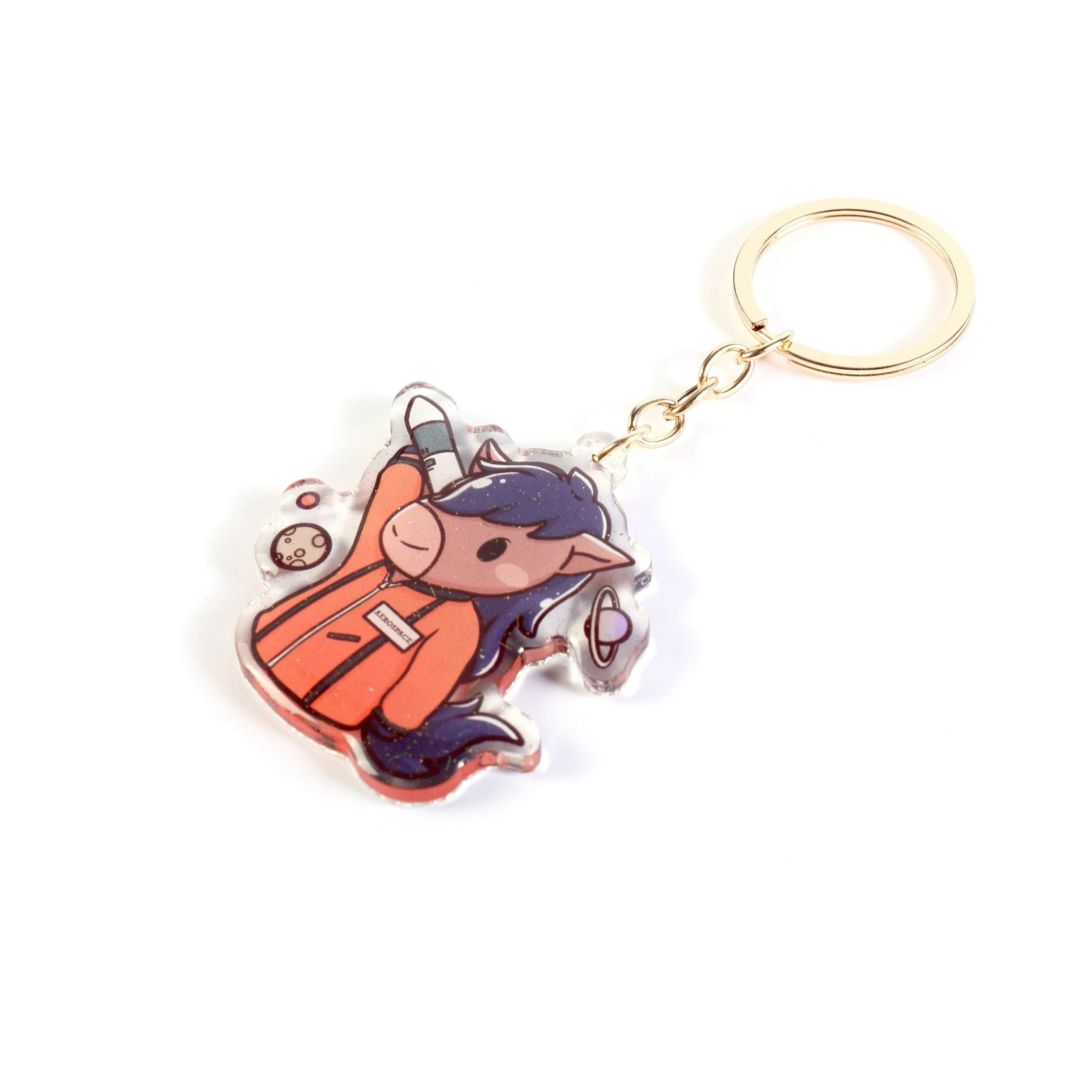 Aerospace Billy Epoxy Keychain