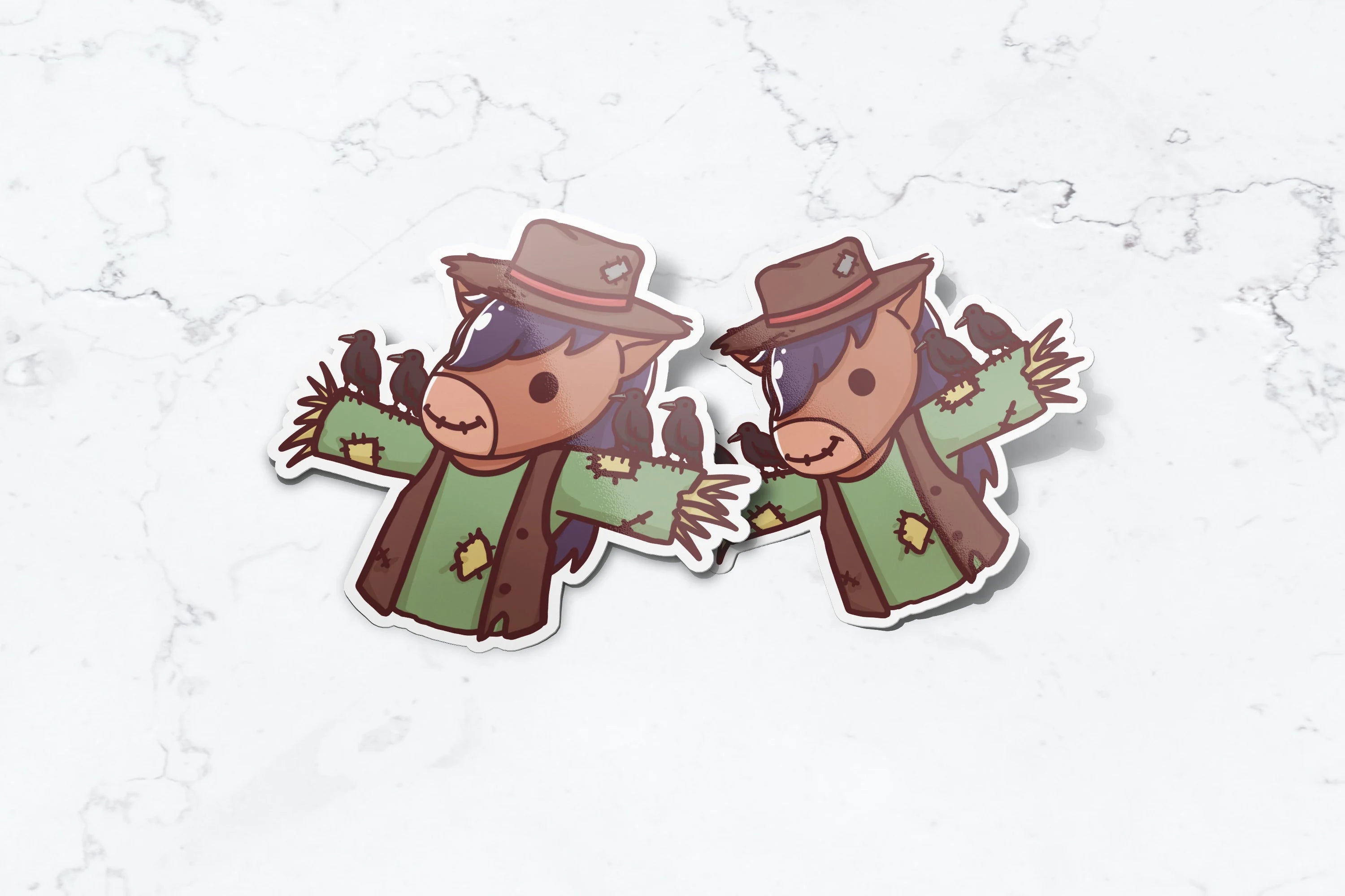 Scarecrow Billy Sticker