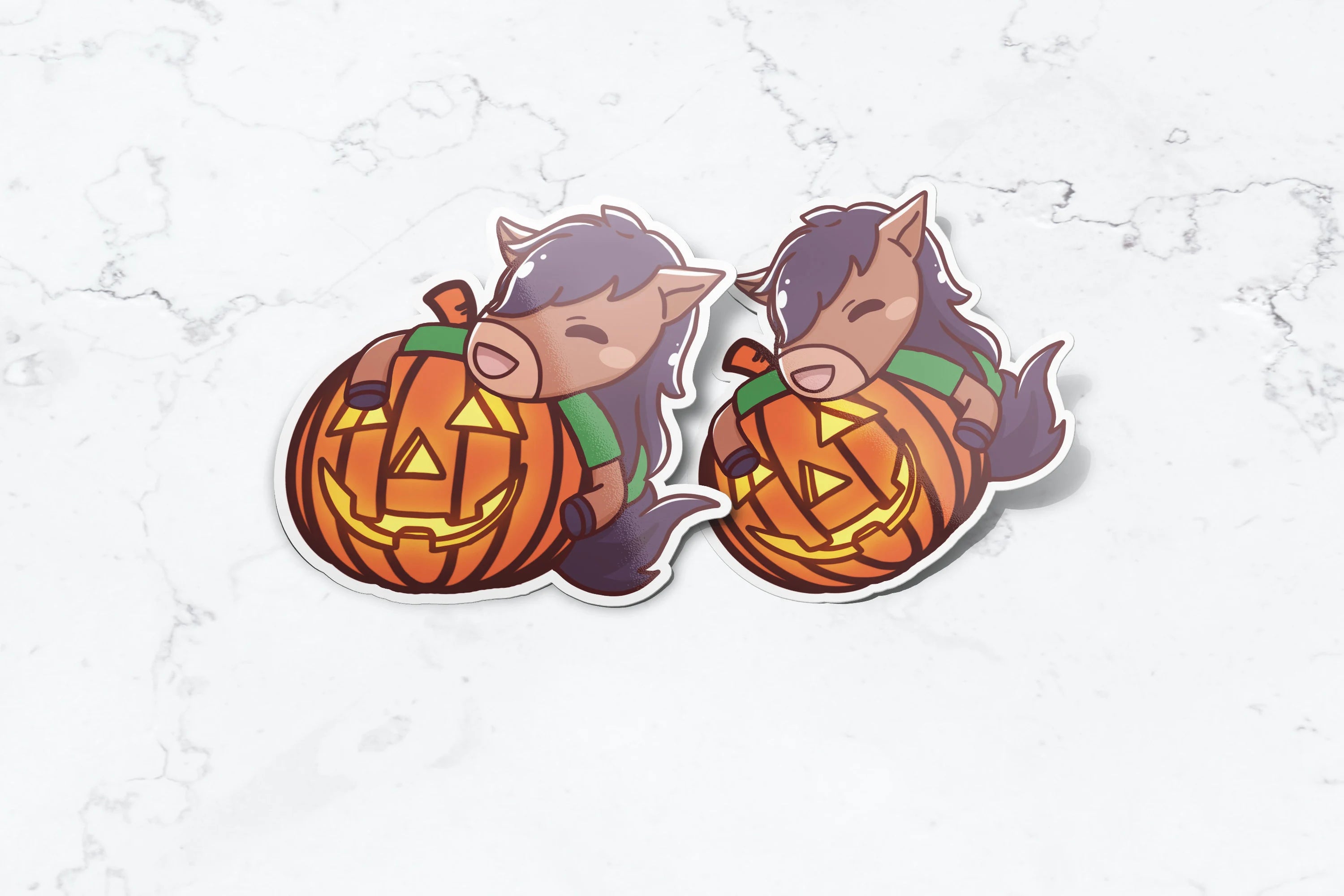 Billy & the Giant Pumpkin Sticker