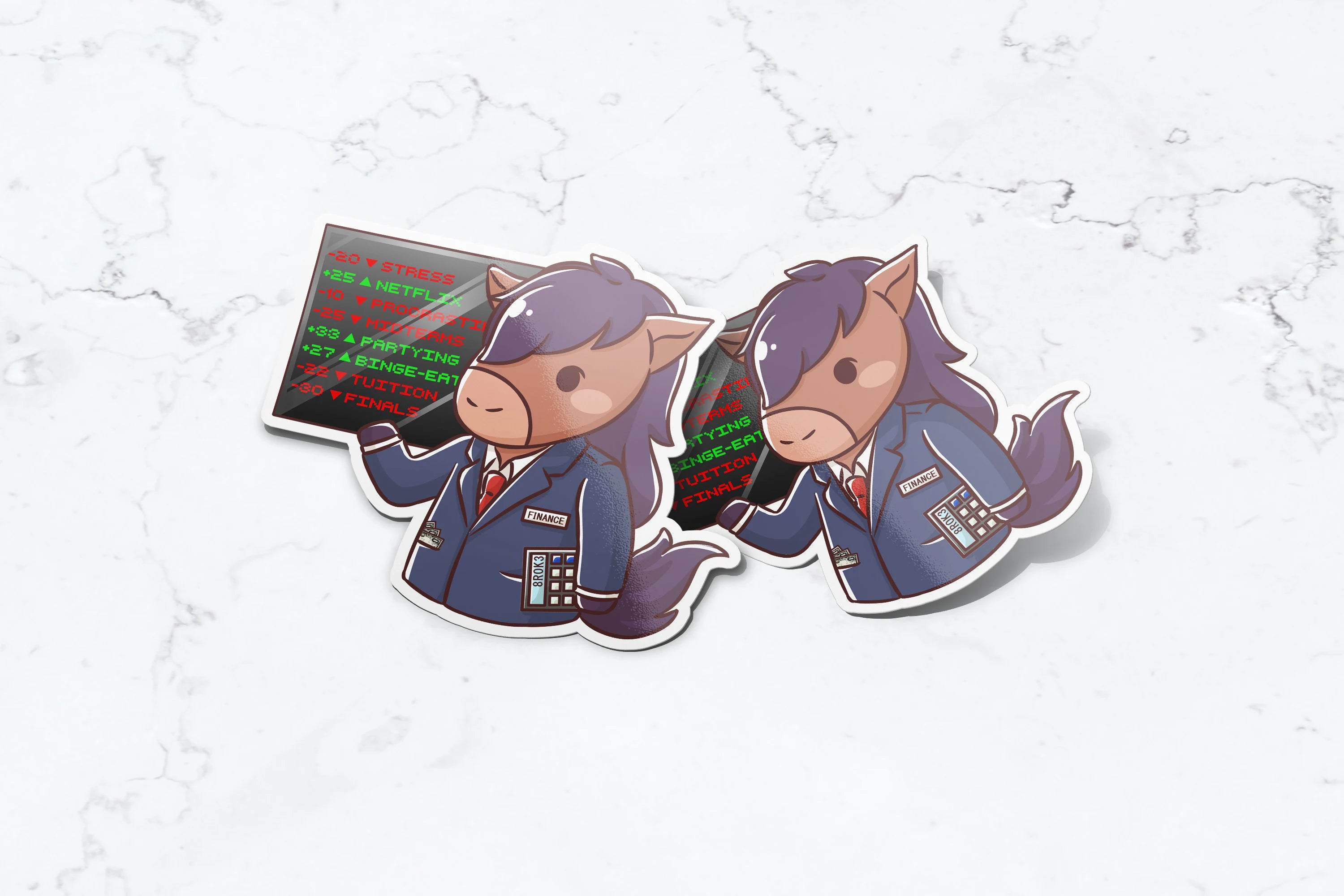 Finance Billy Sticker