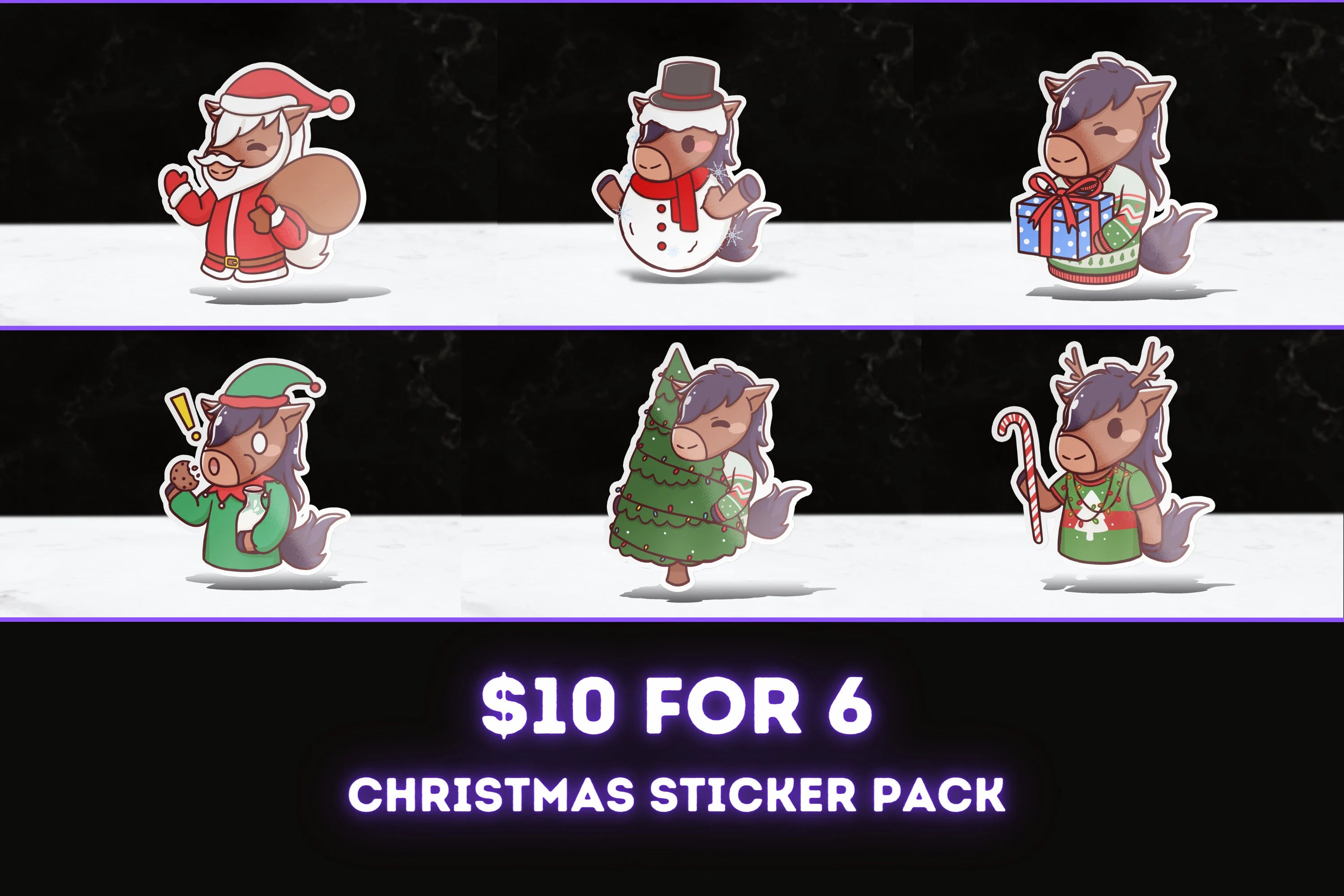 Santa Billy Sticker