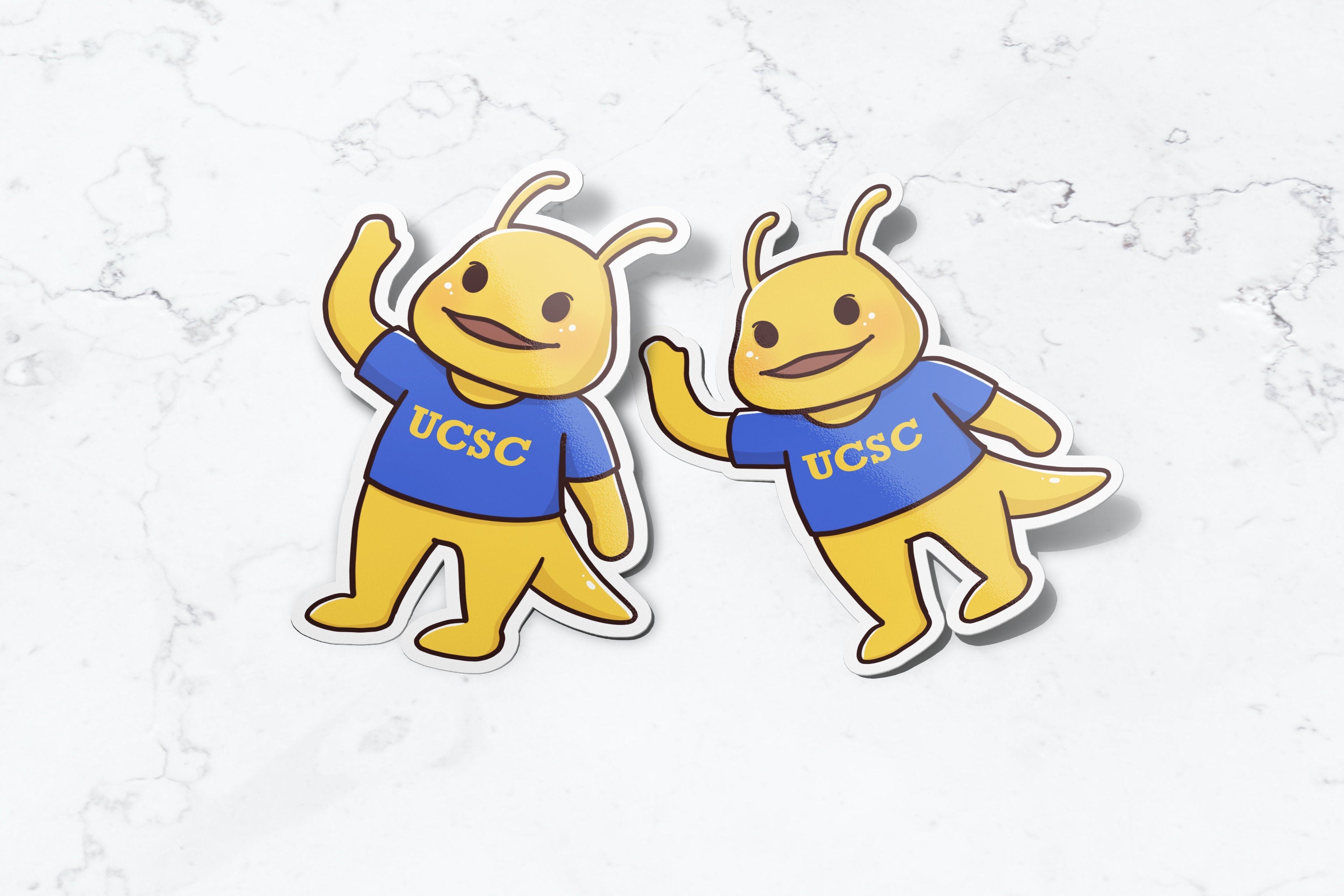 UCSC Chibi Sammy the Banana Slug Sticker