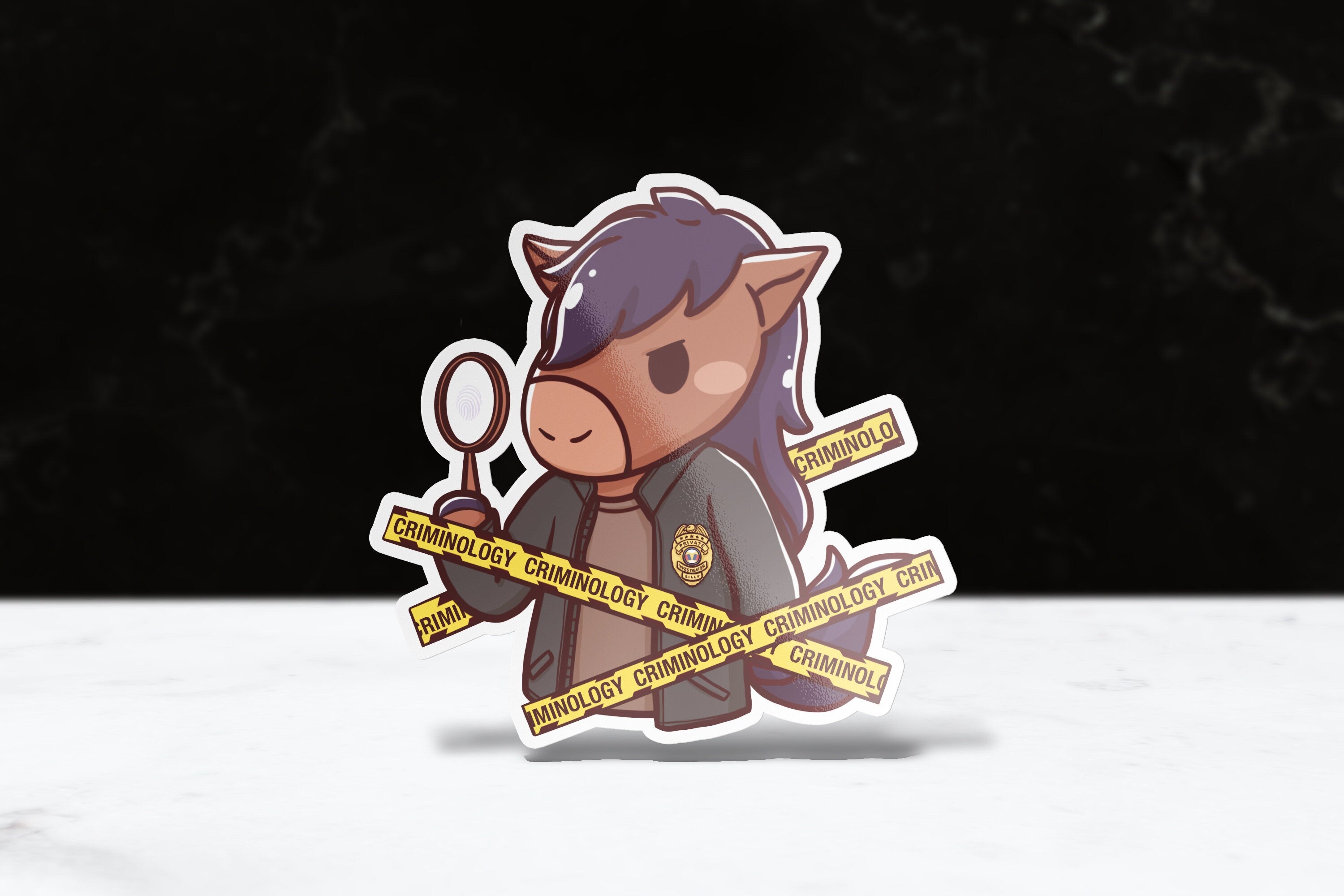 Criminology Billy Sticker