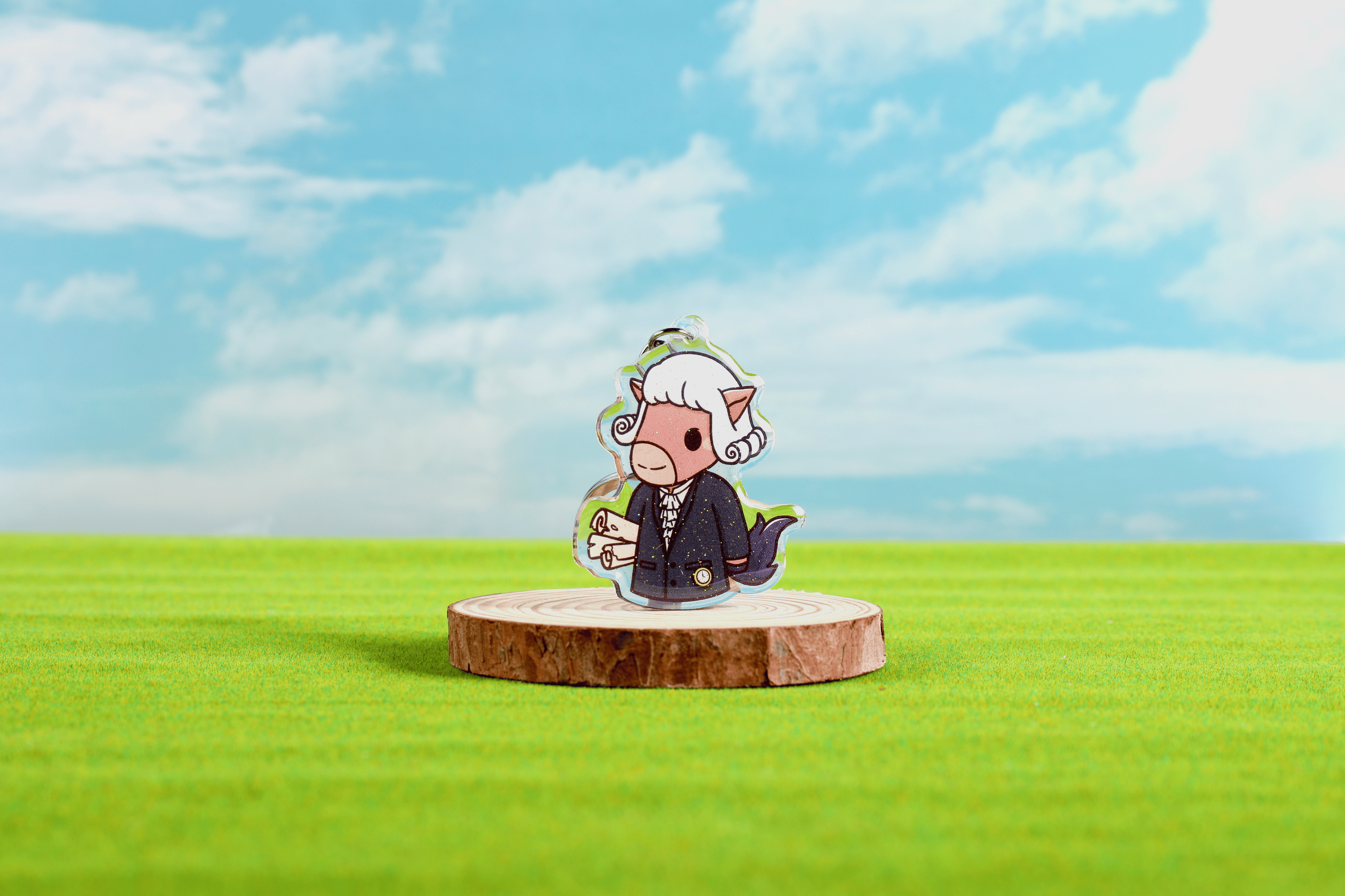History Billy Epoxy Keychain