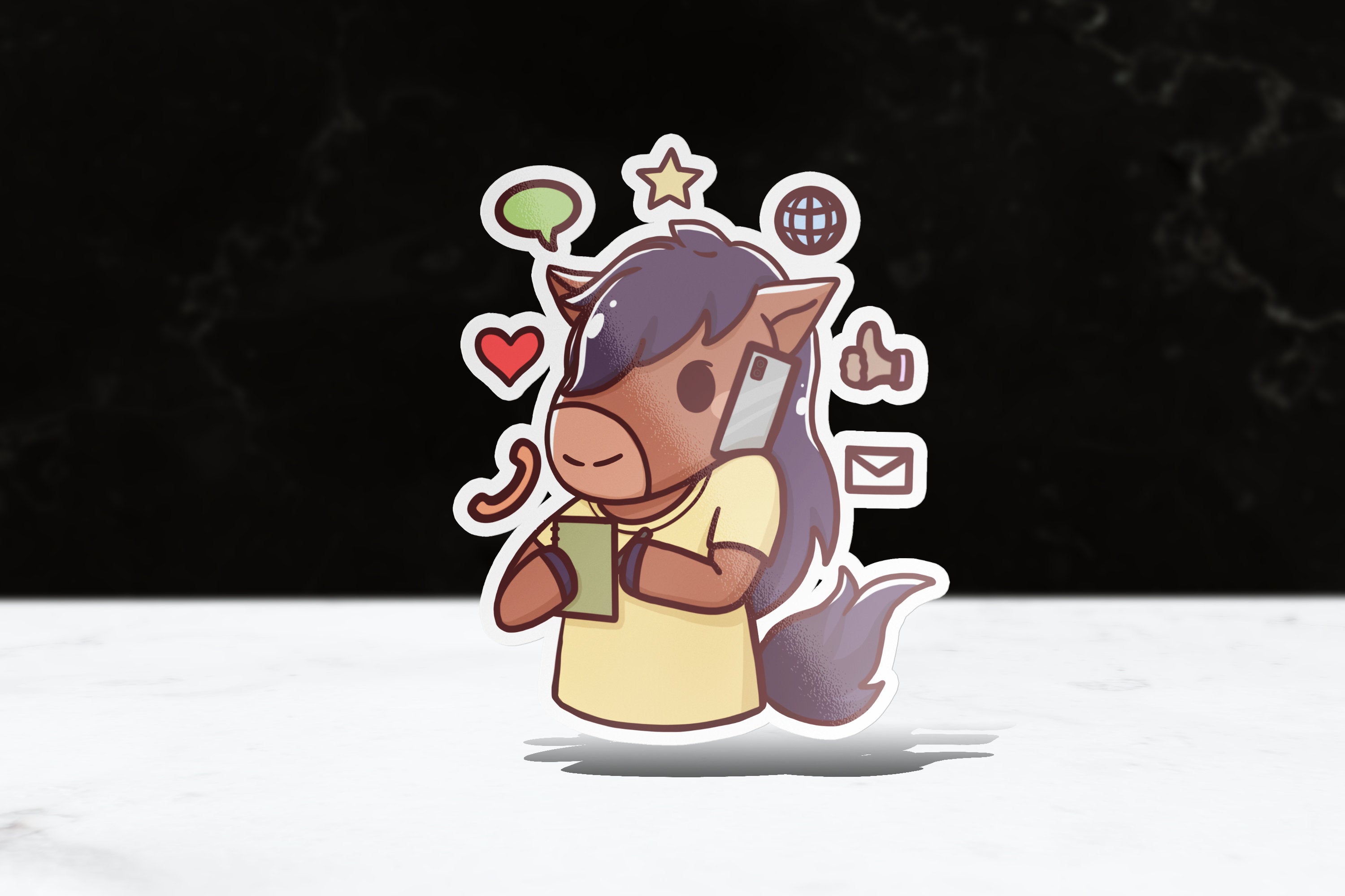 Communications Billy Sticker